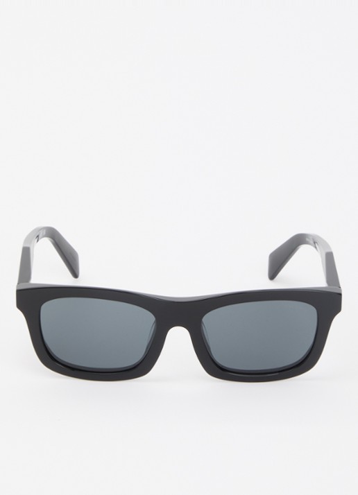 Prada Wayfarer zonnebril PR C06SF - detail 2 zwart