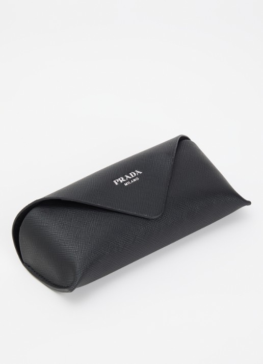Prada Wayfarer zonnebril PR C08-F - detail 3 zwart