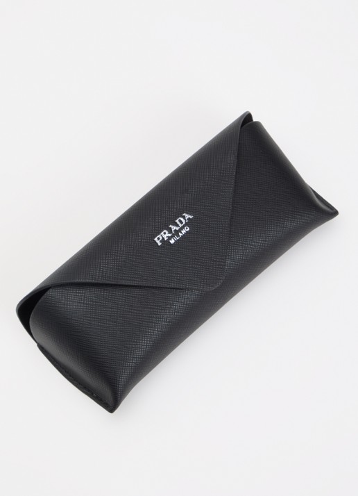 Prada Wayfarer zonnebril PR C09S - detail 3 staalblauw