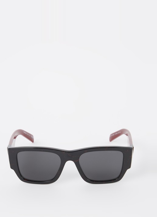 Prada Wayfarer zonnebril PR10ZS - detail zwart