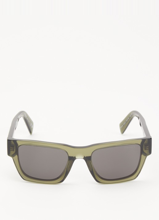 Prada Wayfarer zonnebril PRA06S - detail 2 mosgroen