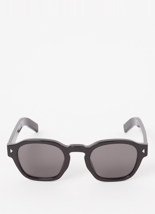 Prada Wayfarer zonnebril PRA16S - detail zwart