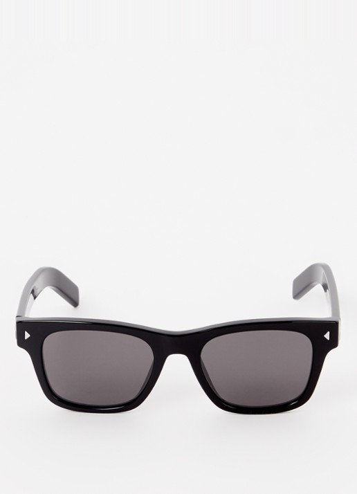 Prada Wayfarer zonnebril PRA17S - detail 3 zwart