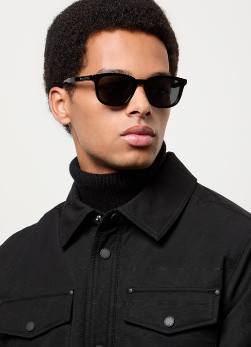 Prada Wayfarer zonnebril PRA21S - voorkant 2 zwart