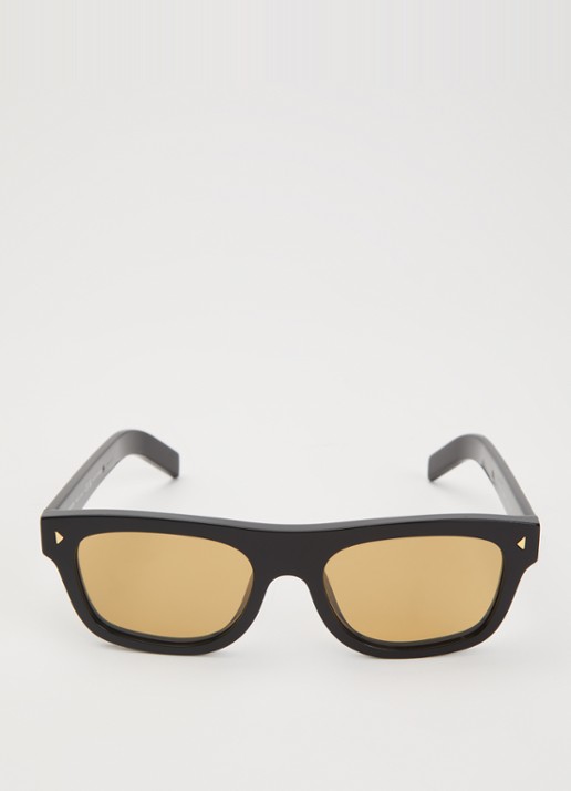 Prada Wayfarer zonnebril PRB12S - detail 2 zwart