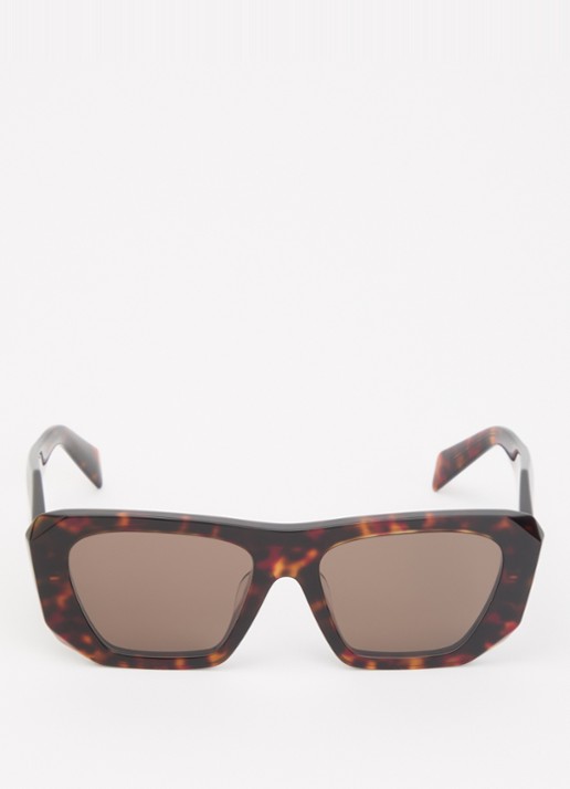 Prada Wayfarer zonnebril PRB18SF - detail donkerbruin