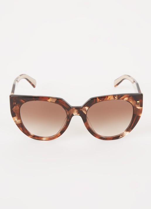 Prada Zonnebril PR14WS52 - voorkant 4 donkerbruin