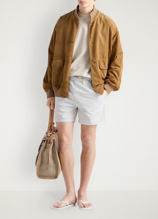 Prada Zwemshorts met steekzakken - voorkant 3 wit