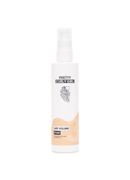 Pretty Curly Girl Airy Volume Foam - haarstyling - voorkant undefined