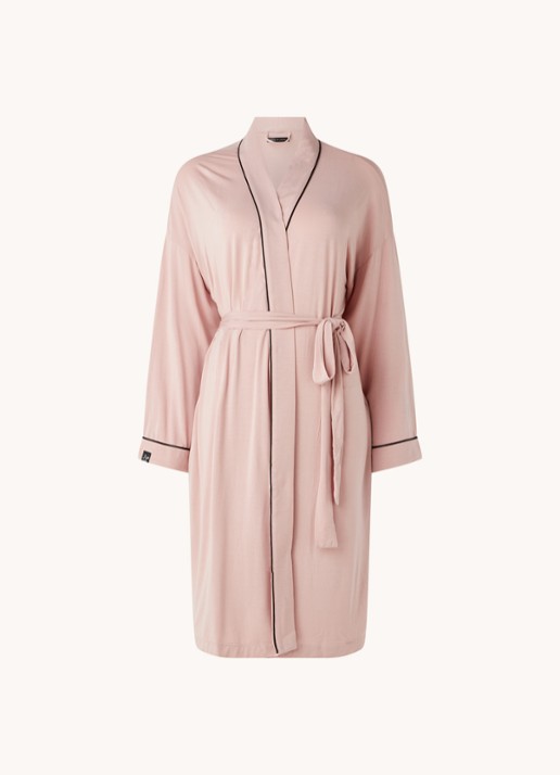 Pretty You Kimono met strikceintuur - voorkant 2 roze