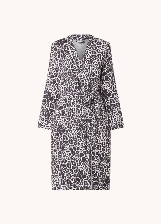 Pretty You Kimono met strikceintuur - voorkant 3 antraciet