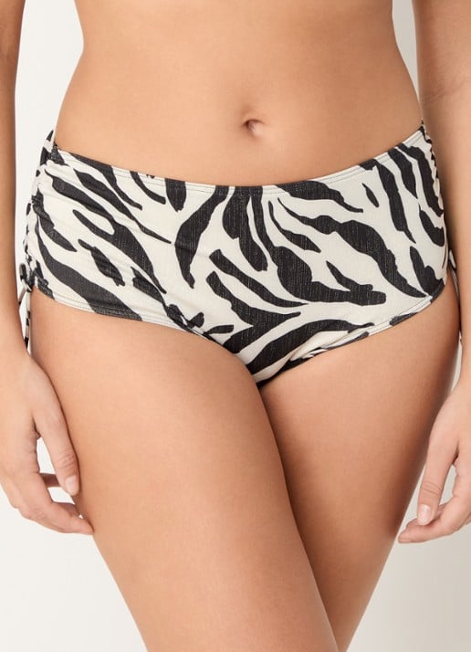 PrimaDonna Dalice hipster bikinislip met zebraprint en lurex