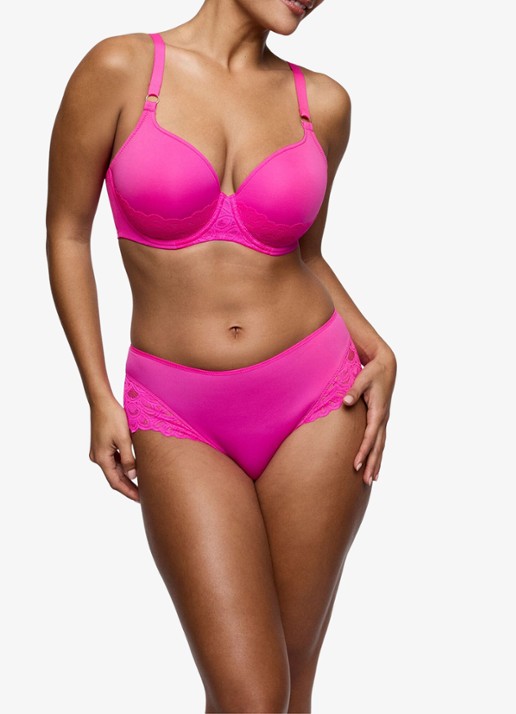 PrimaDonna Dear Night slip met kant - voorkant 3 fuchsia