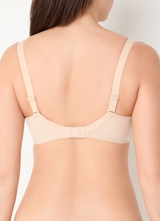 PrimaDonna Deauville beugel bh met borduring - achterkant 2 beige