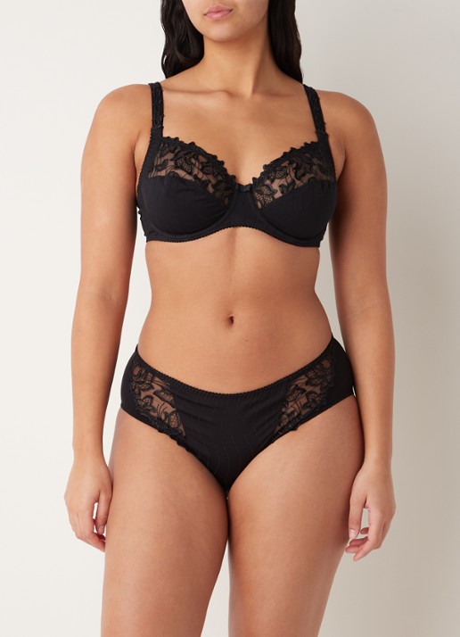 PrimaDonna Deauville beugel bh met kant - voorkant 2 zwart