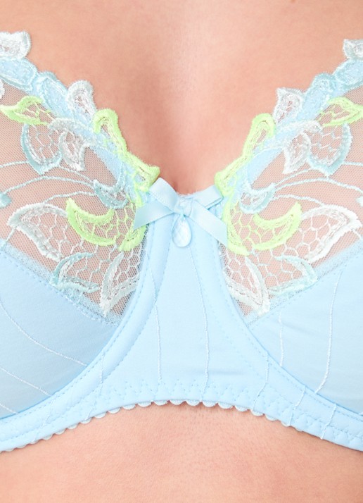 PrimaDonna Deauville volle cup bh - detail 2 lichtblauw