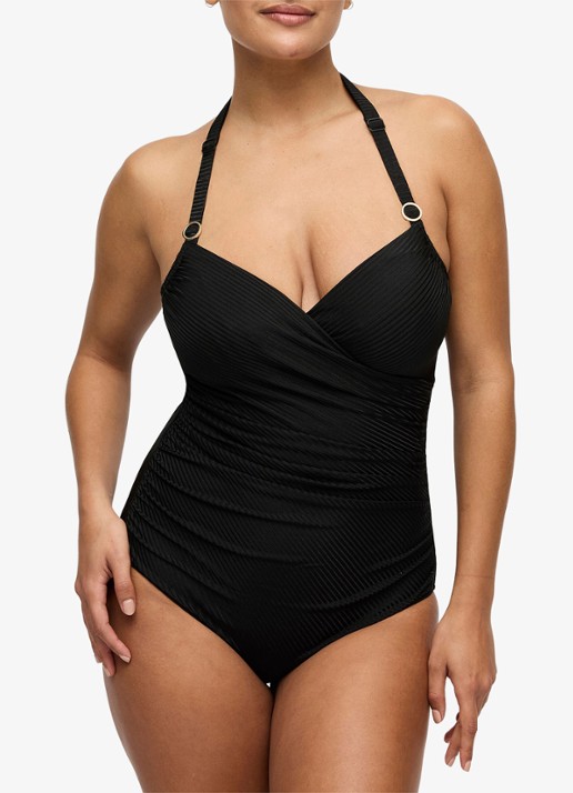 PrimaDonna Delray badpak met structuur en beugel - detail 6 zwart