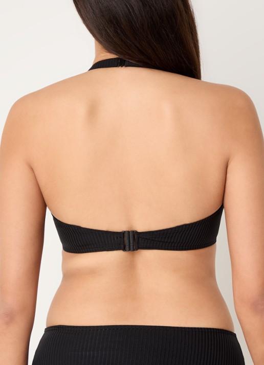 PrimaDonna Delray voorgevormde bikinitop met structuur - detail 2 zwart