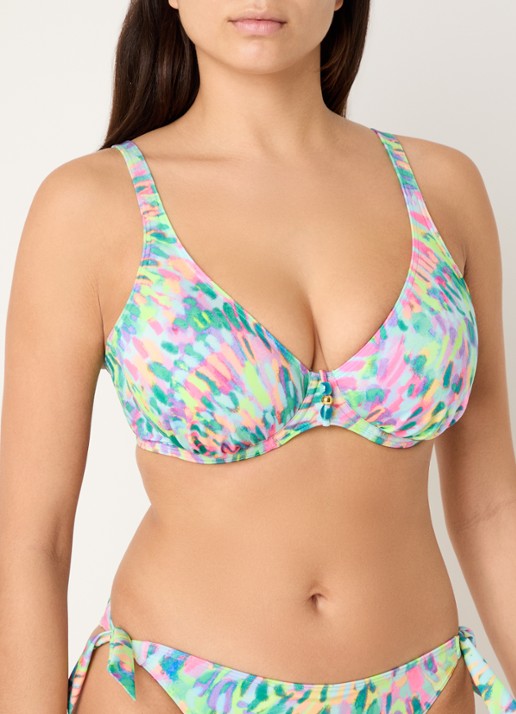 PrimaDonna Douala voorgevormde bikinitop met print