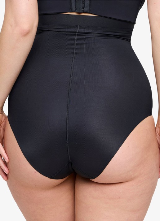 PrimaDonna Figuras high waisted corrigerende slip - achterkant 5 zwart