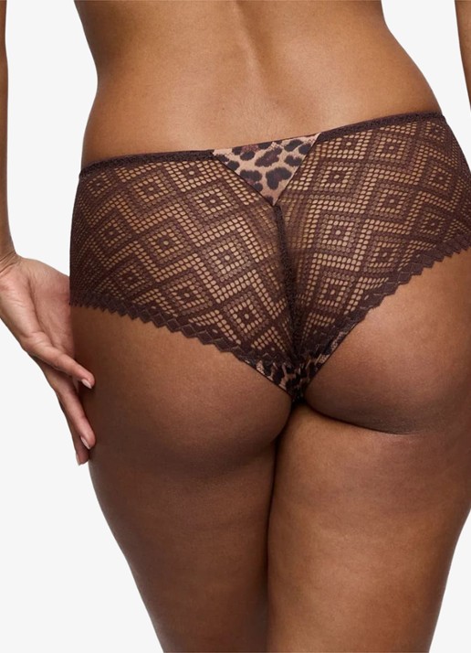 PrimaDonna Giganni hipster met panterprint - achterkant 3 bruin