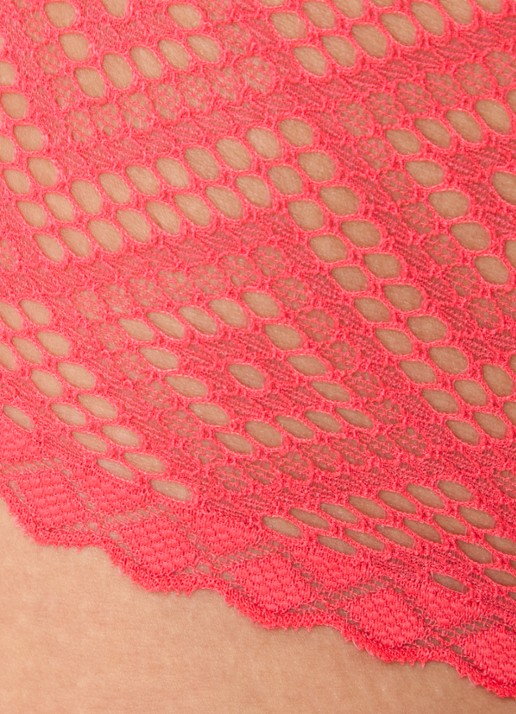 PrimaDonna Grace Bay shorty met kant - detail 2 koraalrood
