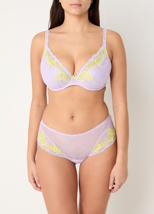 PrimaDonna Ixia tanga met kant - voorkant 4 lila