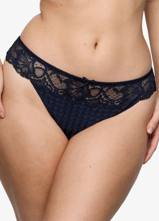 PrimaDonna Madison string met kant - detail 4 donkerblauw