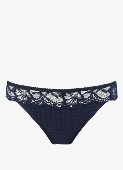 PrimaDonna Madison string met kant - voorkant 2 donkerblauw
