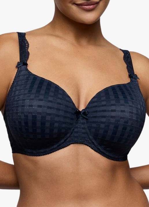 PrimaDonna Madison voorgevormde bh - hartvorm - detail 4 donkerblauw