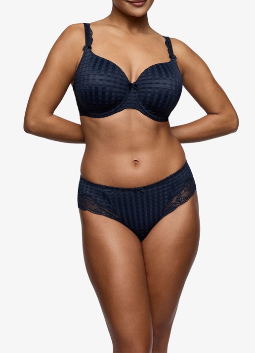 PrimaDonna Madison voorgevormde bh - hartvorm - voorkant 2 donkerblauw