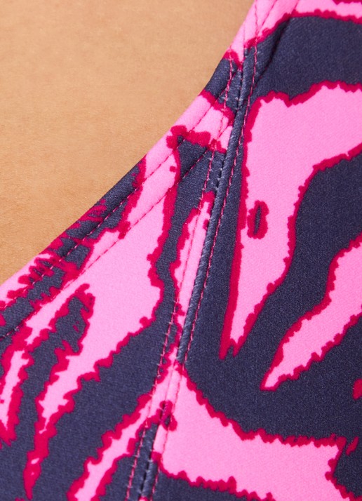 PrimaDonna Malabo badpak met print - detail 5 donkerroze