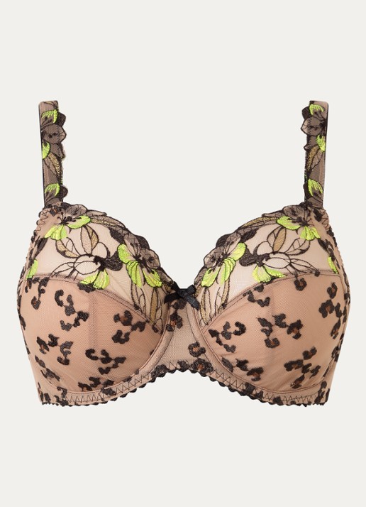 PrimaDonna Manali beugel bh met kant - voorkant 2 zwart