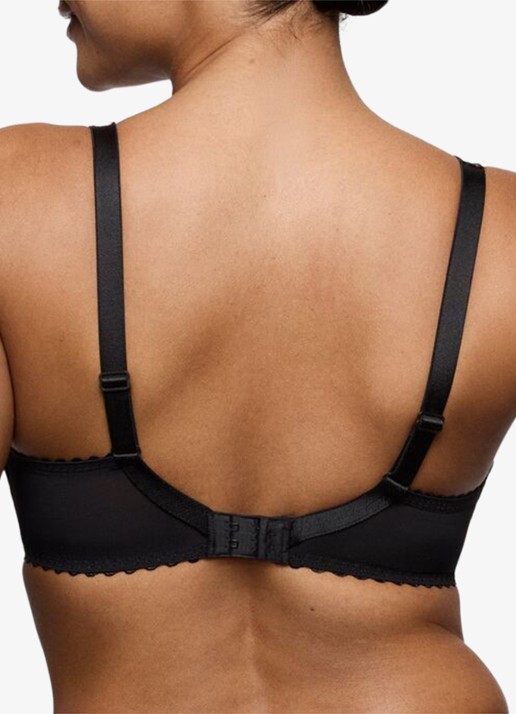 PrimaDonna Miyara voorgevormde beugel bh met bloemborduring - achterkant zwart