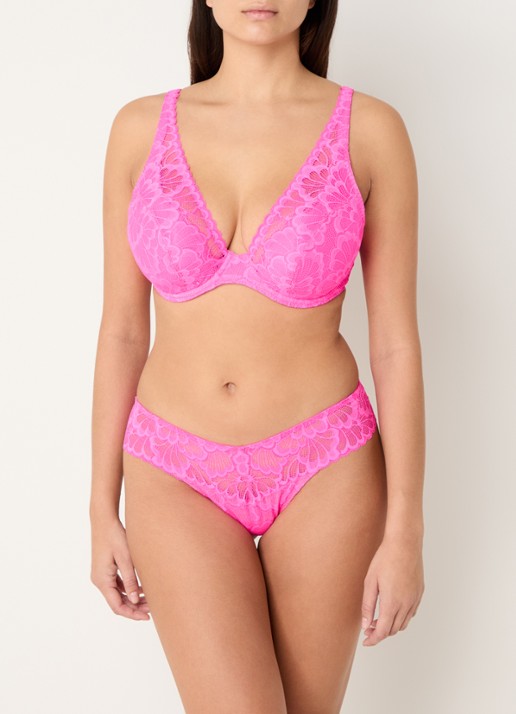 PrimaDonna Mocuto plunge bh halve mousse cups - voorkant 5 roze