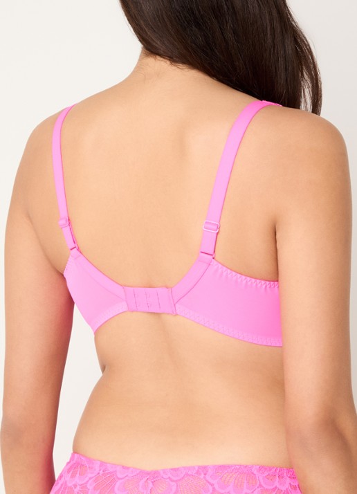 PrimaDonna Mocuto voorgevormde beugel bh met overlay van kant - achterkant roze
