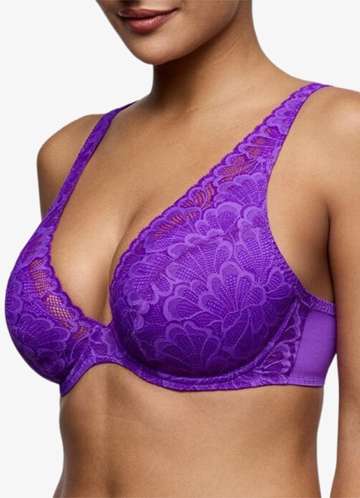 PrimaDonna Mocuto voorgevormde beugel bh met overlay van kant - detail 2 paars