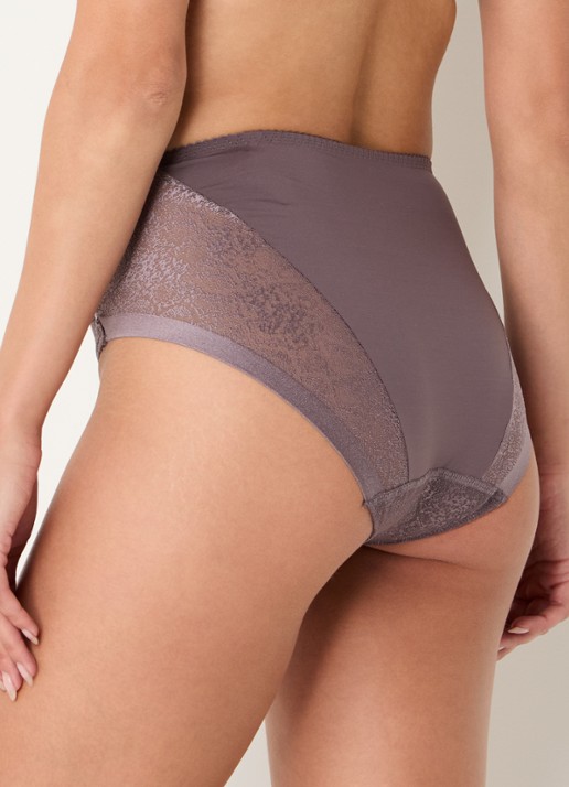 PrimaDonna Mohala slip met mesh - achterkant taupe