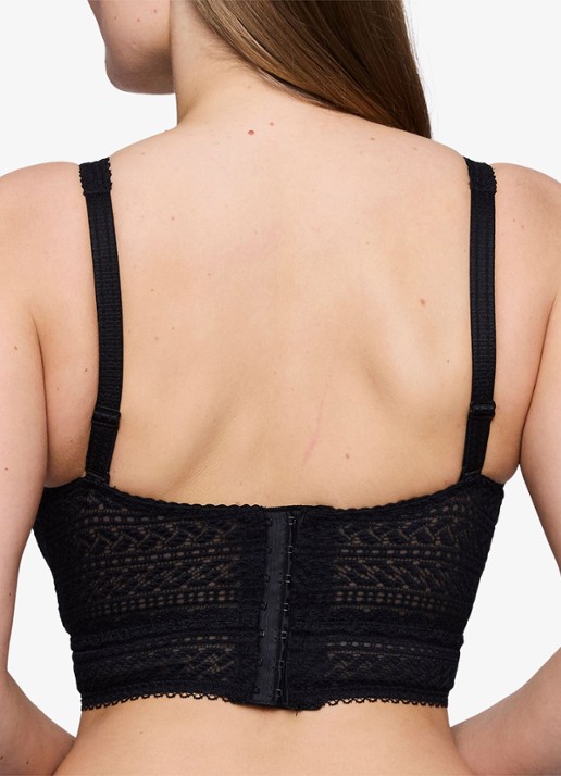PrimaDonna Montara bralette van kant - achterkant 3 zwart