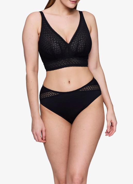 PrimaDonna Montara bralette van kant - voorkant 5 zwart