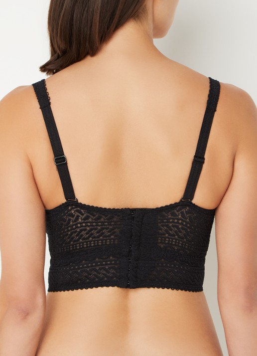PrimaDonna Montara bralette van kant - achterkant 8 zwart