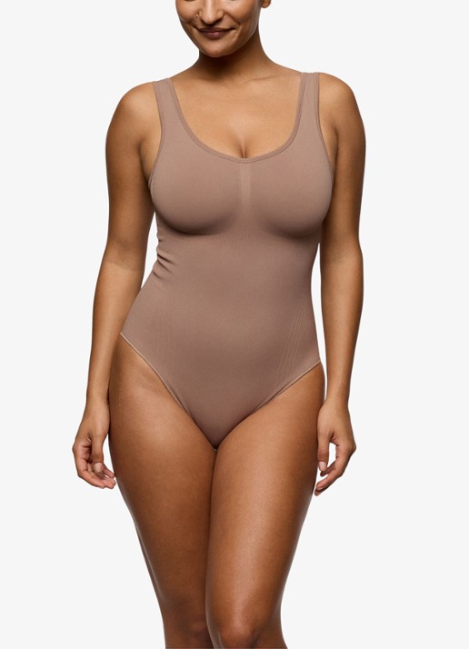 PrimaDonna Nudda corrigerende body - voorkant 5 bruin