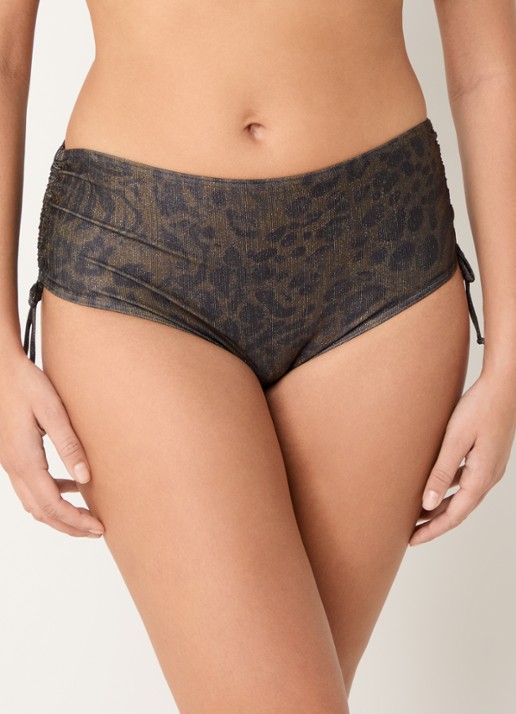 PrimaDonna Ratjada hipster bikinislip met panterprint en lurex