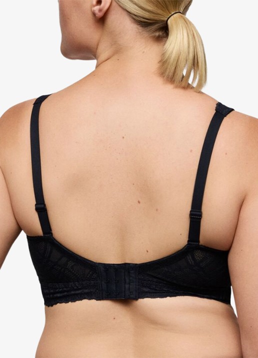 PrimaDonna Salerno bralette van kant - achterkant 5 donkerblauw