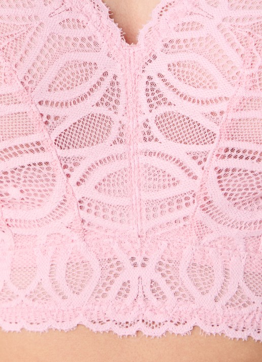 PrimaDonna Salerno bralette van kant - detail 3 roze