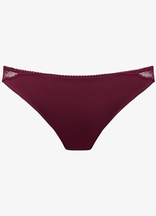 PrimaDonna Salerno string met kant - voorkant 4 bordeauxrood
