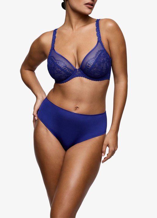 PrimaDonna Shimla plunge bh - voorkant 3 donkerblauw