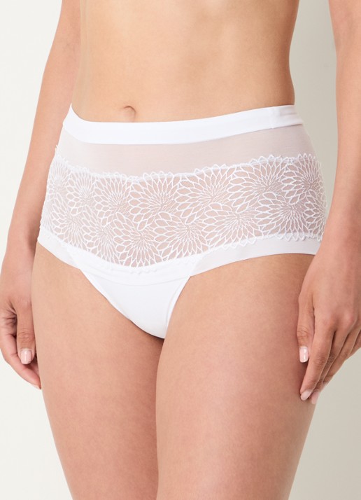 PrimaDonna Sophora shorty met kant - detail wit