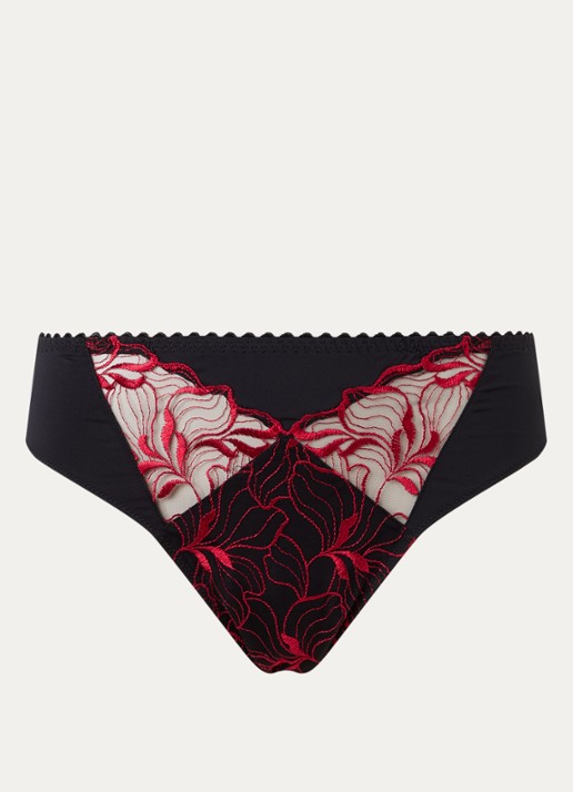 PrimaDonna Springdale slip met kant - voorkant zwart