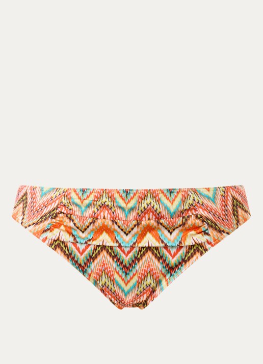 PrimaDonna Tubou bikinislip met print - voorkant 3 zalmroze